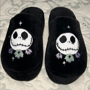 Disney nightmare before Christmas embroidered unisex Jack slippers